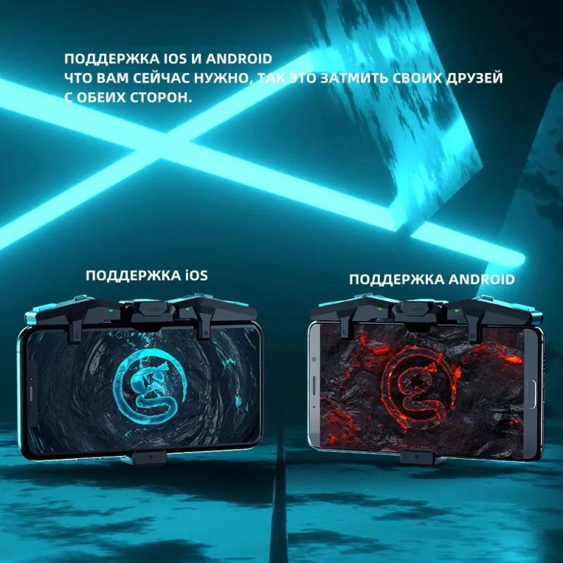 Mobile Gaming Controller: 90mAh Battery, Quick Type-C Charging, 4 Turbo-Fire Modes - Ergonomic Grip, Folding Wing Design, Plug-And-Play Functionality for iOS And Android Smartphones Under 10mm Thick - Image 5
