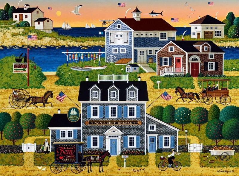 Buffalo Games - Charles Wysocki - Witch's Bay - 1000 Piece Jigsaw Puzzle for Adults -Challenging Puzzle Perfect for Game Nights - Finished Size is 26.75 x 19.75 - Image 2