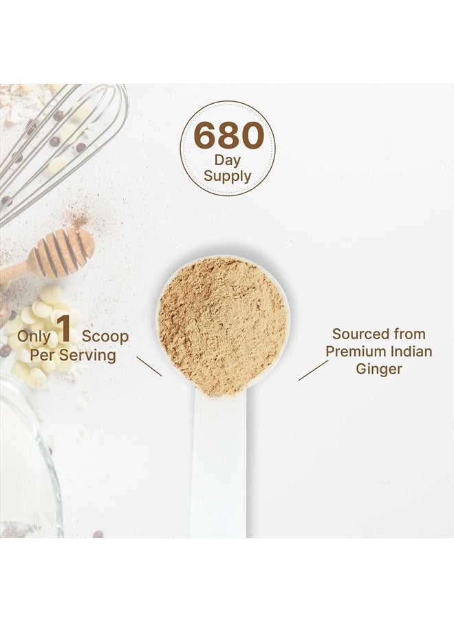 DEAL SUPPLEMENT - Organic Fresh Ginger Powder, 3lbs – Finely Ground for Easy Mixing, Raw Ginger Spice Flavor, Indian Origin – Great for Ginger Chews, Tea, Candy, & Juice – Non-GMO, Filler Free - Image 1