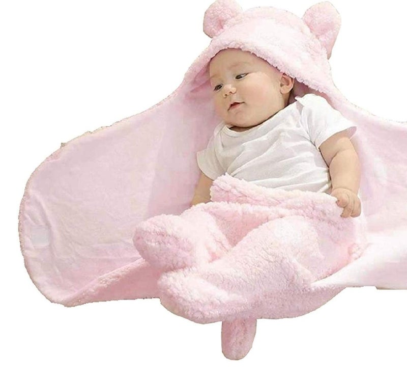 BRANDONN Baby Blanket Newborn Gift Pack of Swaddle Wrapper, 0-9 Months, Length 68 cm x Width 68 cm - Image 2