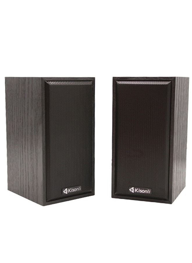Multimedia 2.0 Channel Mini USB Computer and Mobile Speaker T-002A