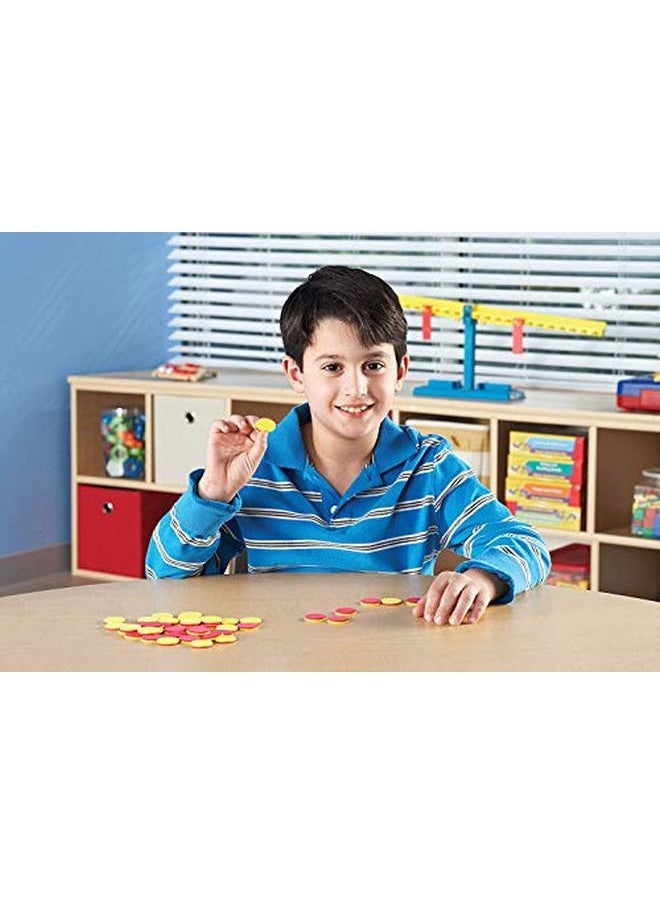 hand2mind - Plastic Twocolor Counters Red And Yellow Counters Counting Manipulatvies Math Counters For Kids Counting Chips Math Manipulatives Bingo Chips Counters For Kids Math (Set Of 1000) - Image 1