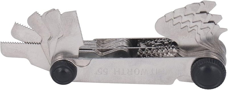 مقياس درجة برغي الفولاذ المقاوم للصدأ 52 قطعة مجموعة مترية وبوصة للمهندسين - Image 4