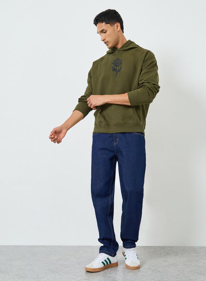 Styli Men Blue Regular Fit Washed Jeans - Image 2