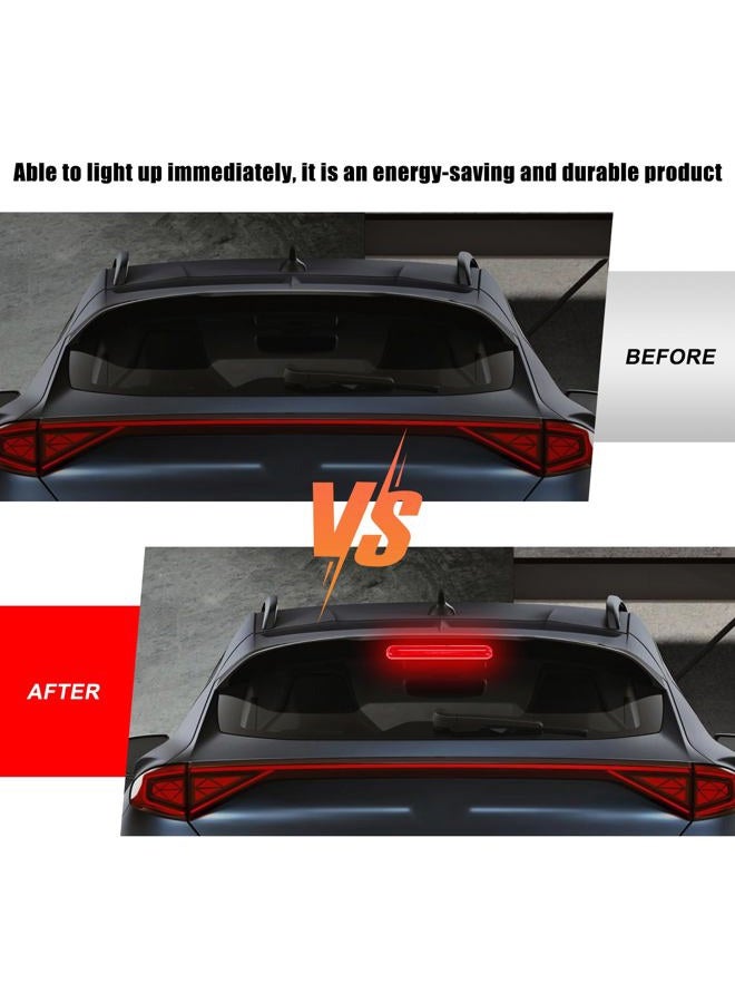 YTFRL Third Brake Light, 24 LED 12V Car High Mount Stop Lights Third Rear Brake Lamp Assembly, Universal Waterproof Tail Lamp High Level Back Braking Light for Cars SUVs Trucks - Image 4