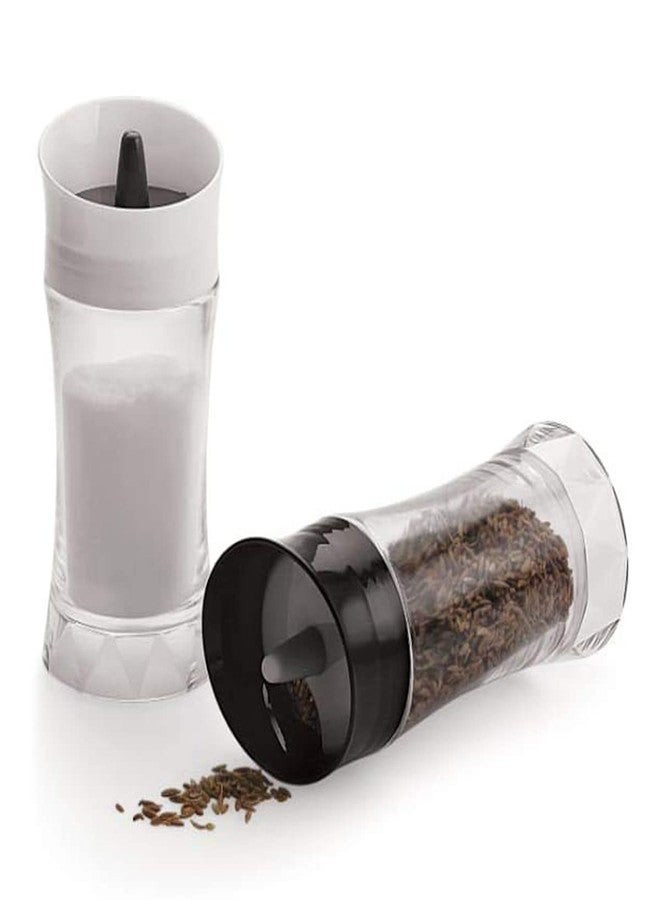 PuThAk BPA Free, Food Grade, Crystal Salt & Pepper Spice Sprinkler Shaker Container with Adjustable Pour Holes (Pack of 2 Piece) - Image 3