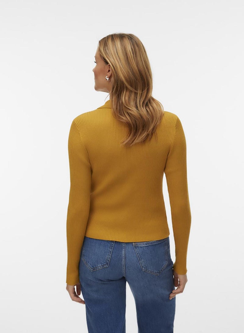 VERO MODA Vmvadin Ls Poloneck Cardigan - Image 3