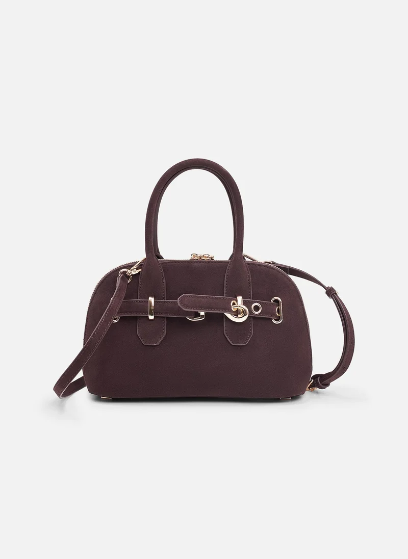 Lichi  Eco-suede rigid-shaped bag for Women | Best Price UAE