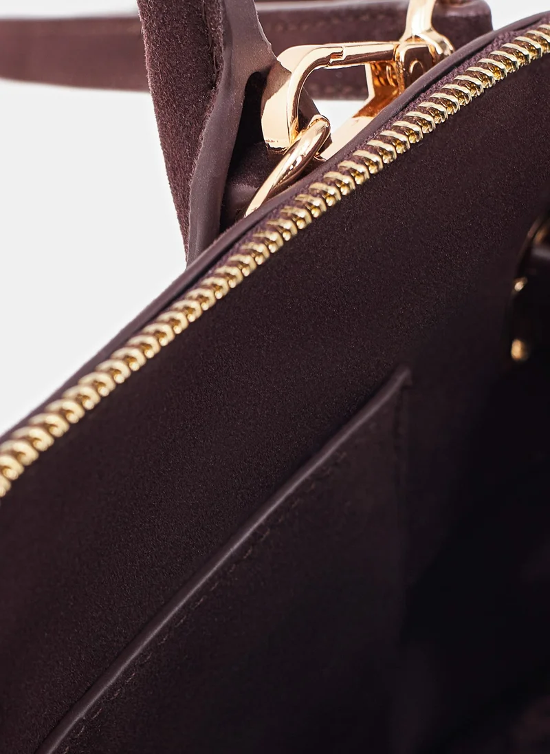Lichi  Eco-suede rigid-shaped bag for Women | Best Price UAE
