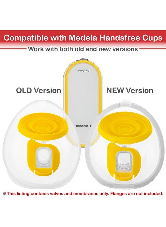 Nenesupply Handsfree Valves and Membranes Compatible with Medela Handsfree Collection Cups Freestyle Handsfree Wearable Breast Pump. Include 2 Membranes and 2 Valves. (2V2M) - Image 1