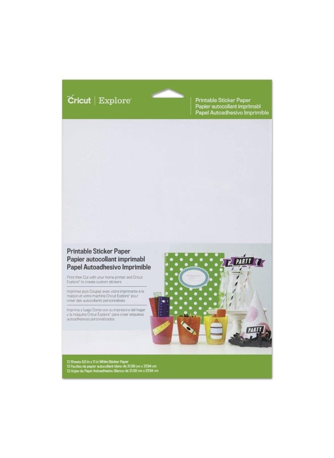 Cricut - Cricut Printable Sticker Paper For Scrapbooking - Image 1