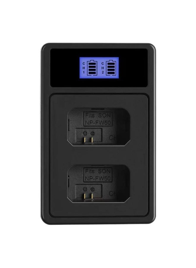 Suitable For Sony Np-Fw50 Fz100 Fm50 Bx1 F550 Camera Battery Charger Dual Charge Type-C-Standard Capacity:Np-bx1 Dual Charging - Image 5