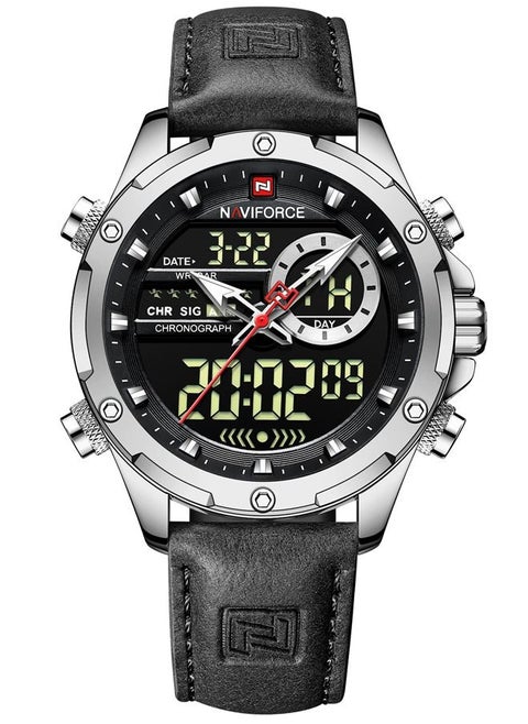 Men's Water Resistant Analog/Digital Watch NF9208