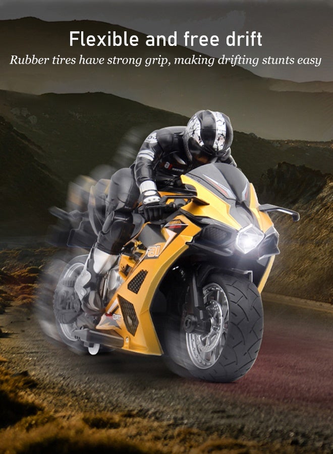 2.4G motorcycle, off-road vehicle, stunt climbing remote control car, drift 4WD remote control car, children's model toy car - Image 2