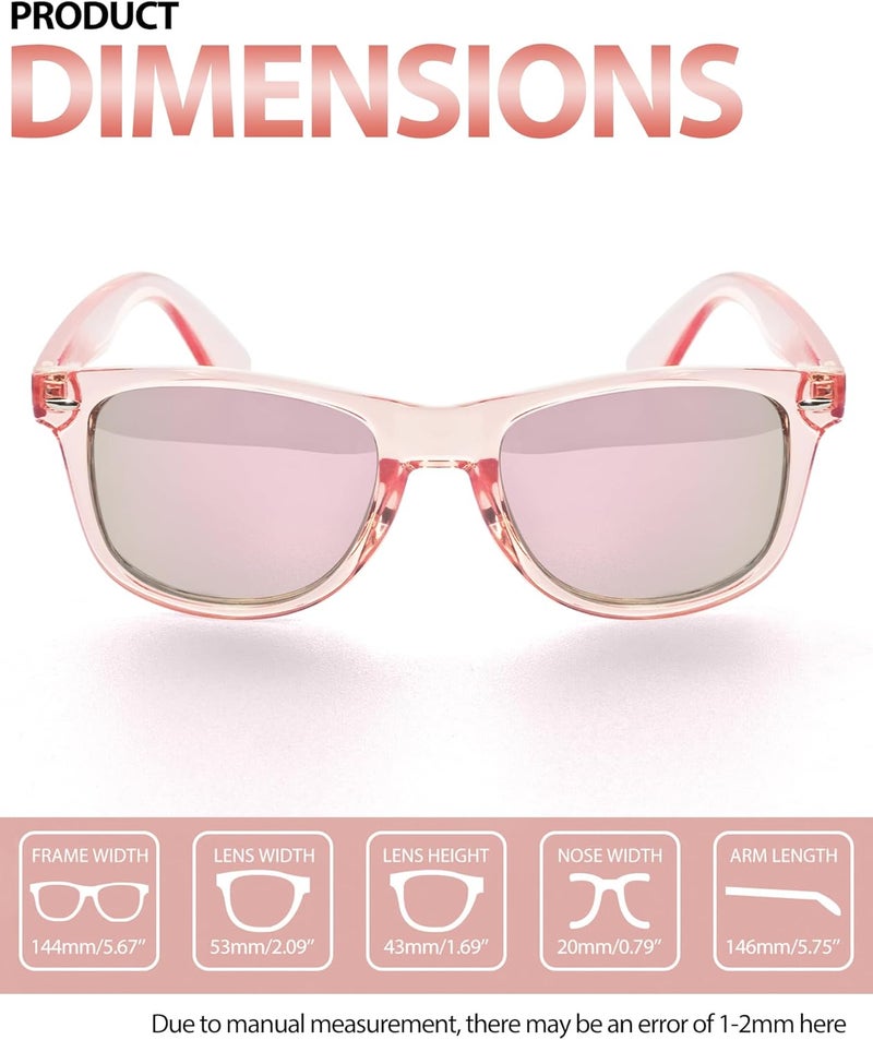 Joopin Square Sunglasses Men Women Polarized UV Protection Classic Trendy Lightweight Designer Sun Glasses for Driving Fishing Hiking Golf - Image 3