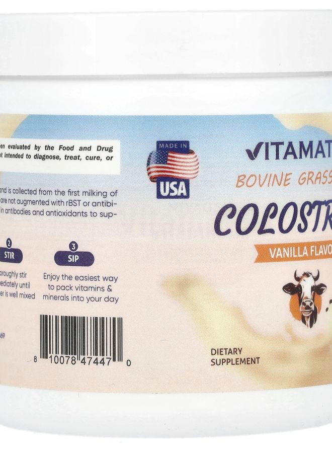 Vitamatic Bovine Grass Fed Colostrum Vanilla 2.53 oz (72 g) - Image 2