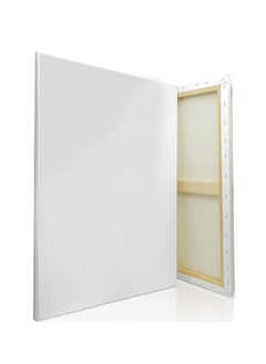 PARTNER Stretched Canvas 70X100CM White Cotton Artist Canvas Boards for Painting Acrylic Pouring Oil Paint Dry & Wet Art Media  - Image 2