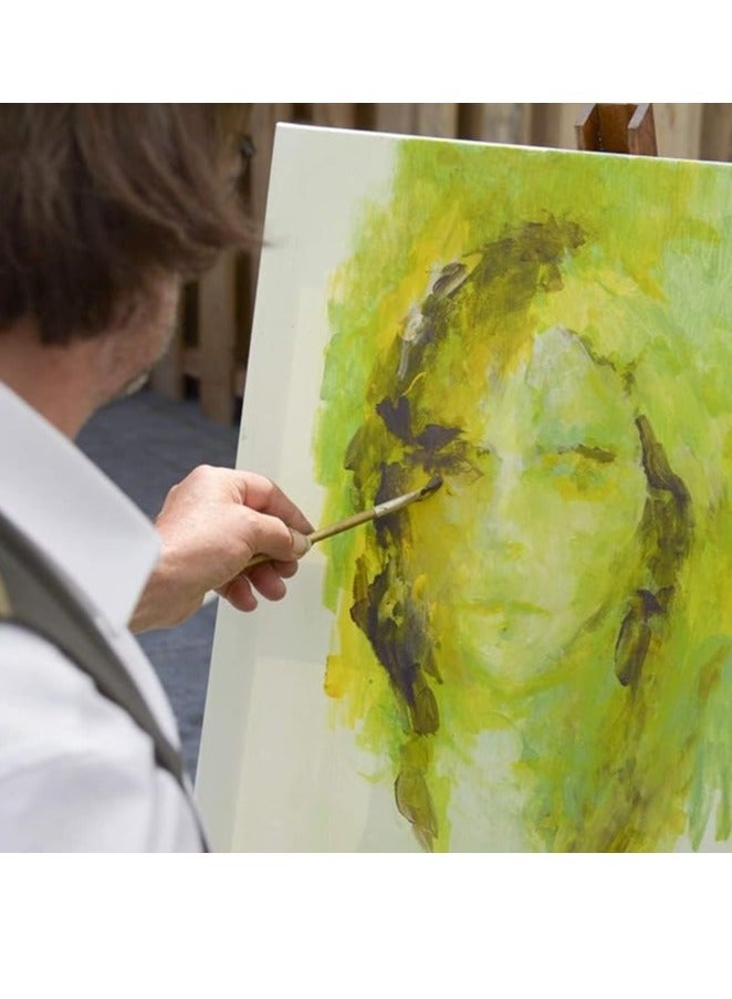 PARTNER لوحات قماشية ممدودة 70X100 سم قطن أبيض للفنانين للرسم بالأكريليك والصب الزيتية والوسائط الفنية الجافة والرطبة - Image 5