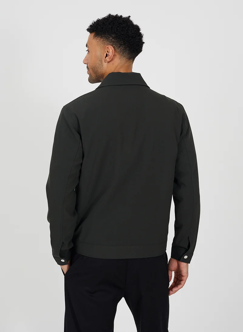 BRAVE SOUL Harrington Zip Through Jacket
