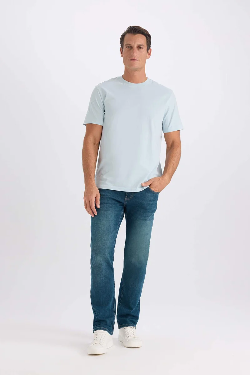 DeFacto New Regular Fit Crew Neck Basic T-Shirt