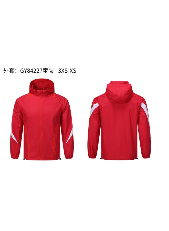 Autumn Winter Sports Hooded Running Windbreaker Waterproof Casual Jacket