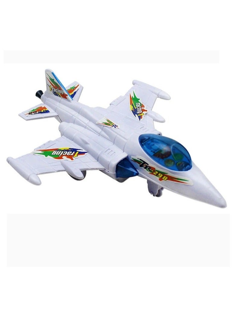 BO Airplane Toys Fighter Plane Toy Model with Lights and Music For Kids - Image 3