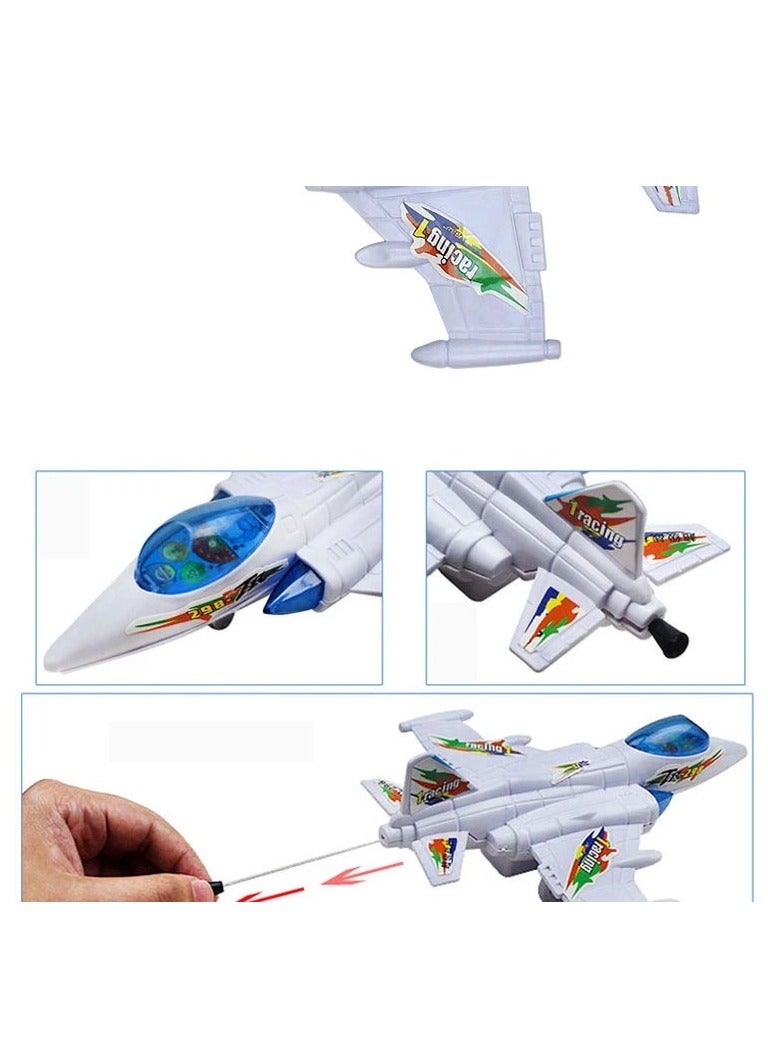 BO Airplane Toys Fighter Plane Toy Model with Lights and Music For Kids - Image 2