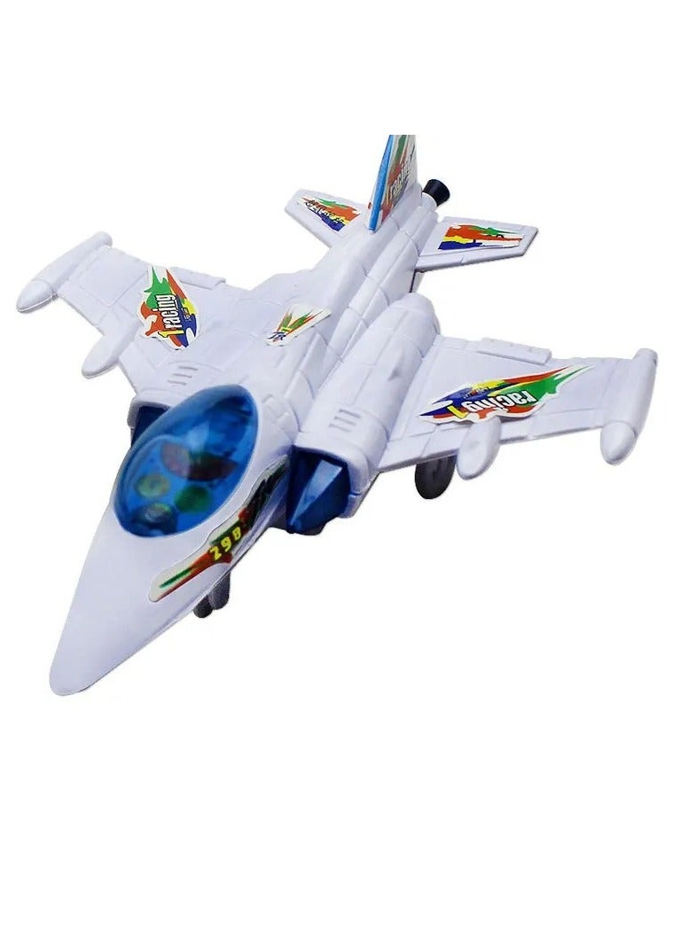 BO Airplane Toys Fighter Plane Toy Model with Lights and Music For Kids - Image 1