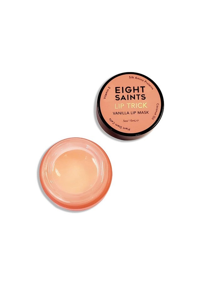 Eight Saints Lip Trick Vanilla Lip Mask, Natural and Organic Lip Gloss Treatment for Full, Soft Lips, Plumping, Hydrating, and Wrinkles, 0.5 Ounces - Image 1