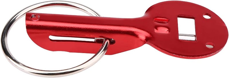 Haofy Universal Hood Pin Lock Kit Bonnet Pins Latch for Racing Sport Car with Aluminum Alloy Stainless Steel Rustproof Construction (Red) - Image 3