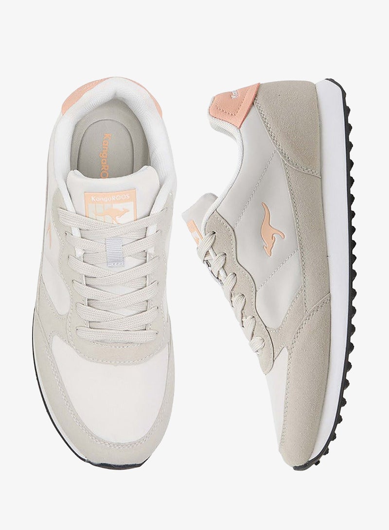kangaROOS Women's Logo Detail Sneakers with Lace-Up Closure - Image 3