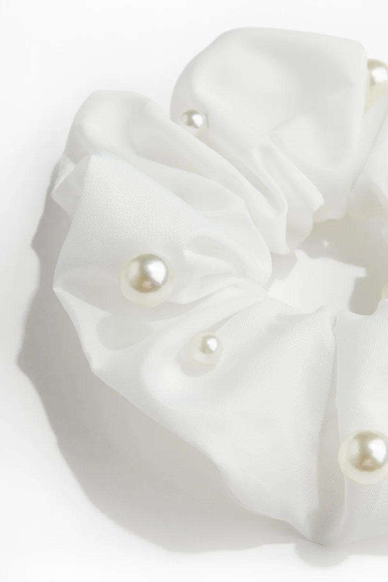 H&M Beaded Scrunchie