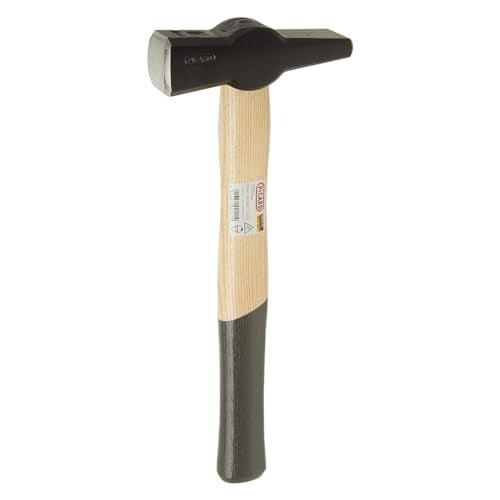 Picard Blacksmith Hammer 1000g Swedish Pattern Cross Peen Hammer Forged Alloyed Steel Head Chamfered Edges Black Powder Coated Dual Curved Ash Handle 00008111000 - Image 1