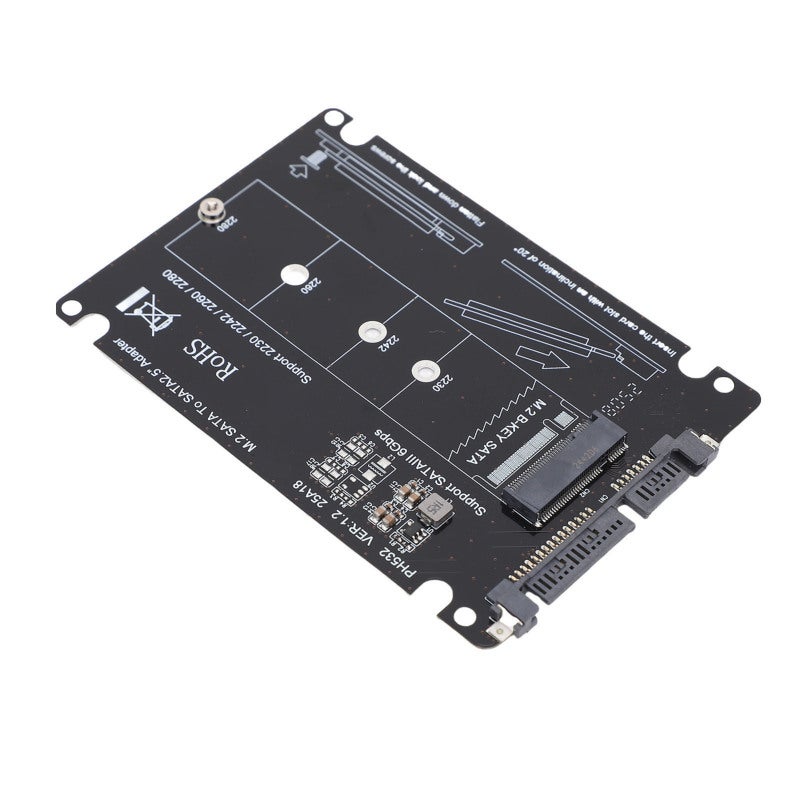 M.2 NGFF B Key SSD to 2.5 Inch Serial ATA Adapter - Shockproof Connector for Strong Compatibility for Windows Linux - Image 3