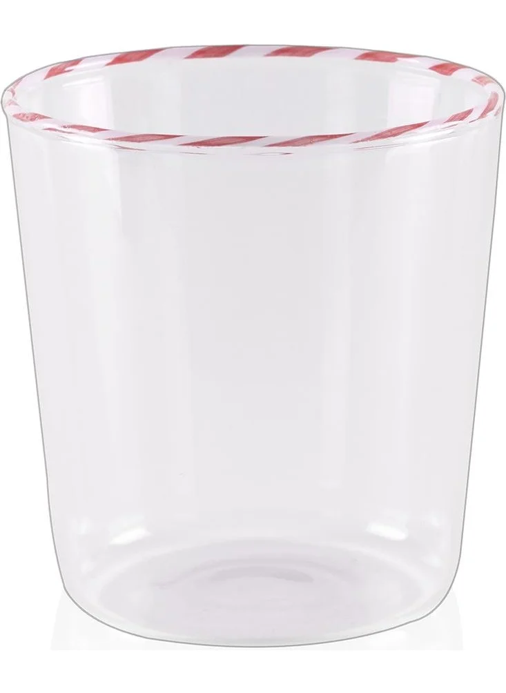 The Mia Borosilicate Water Glass Red 320 ml BRD0130