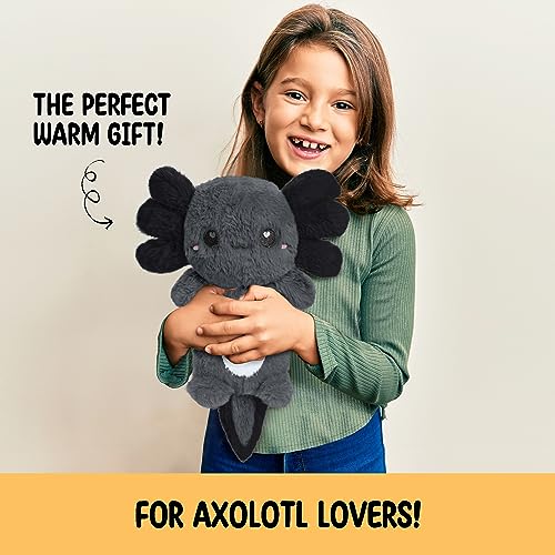 Happy Fuel Axolotl Microwavable Unscented Heating Pad for Women and Kids Cute Soft Cozy Pillow Plush Heatable Warm Stuffed Animals Kawaii Hot and Cold Plushie Food Toy Axolotl Gifts for Girls and Boys - Image 5
