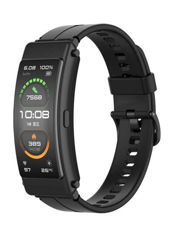 KASTWAVE Silicone Strap For Huawei Talk Band B6 black - Image 2