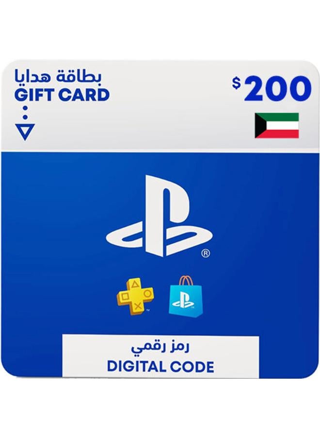 PlayStation Store DIgital Code Gift Card - Kuwait 200 USD