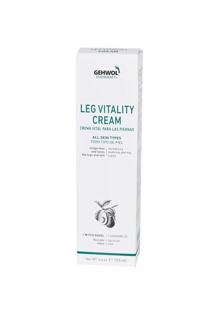 Gehwol Fusskraft Leg Vitality Cream - Revitalizing Balm for All Skin Types, 4.4 oz - Image 2