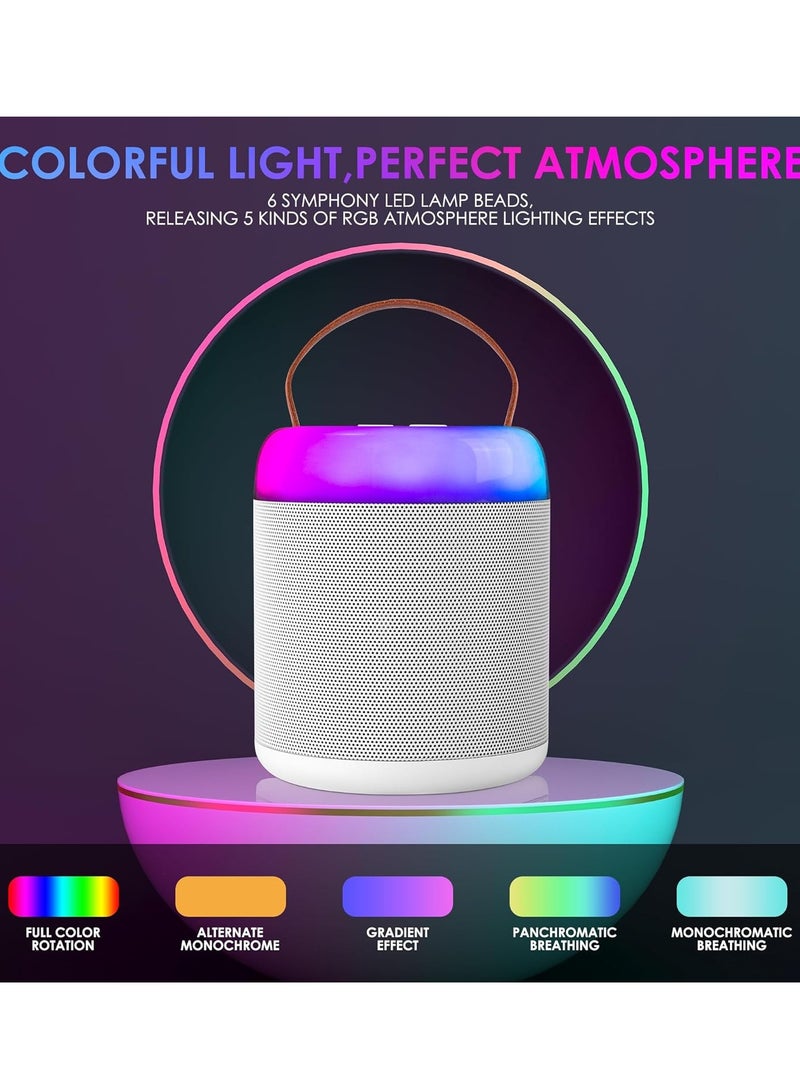 Mini Karaoke Machine with Wireless Microphone for Kids Adults, Portable Bluetooth Speaker Toy for 2-12 Years Old Girls and Boys,  for Birthday Gift and Home Party  - Image 4
