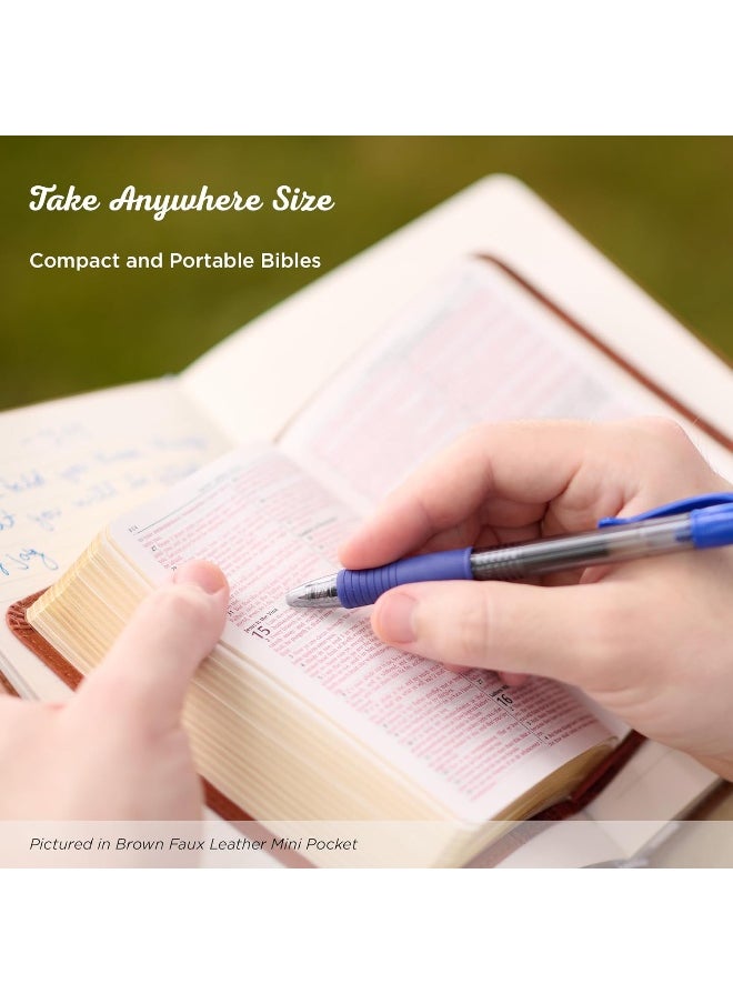 null - KJV Bible Mini Pocket Purple - Image 1