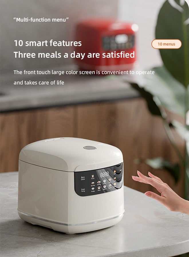 Winning Star Smart Rice Cooker - 10 Menus, Electronic Touch Screen, 24-Hour Reservation and Keep Warm Function - Multi-function Cooker - 400w - 2l - Image 2