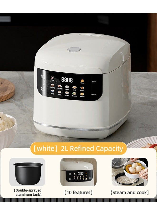 Winning Star Smart Rice Cooker - 10 Menus, Electronic Touch Screen, 24-Hour Reservation and Keep Warm Function - Multi-function Cooker - 400w - 2l - Image 1