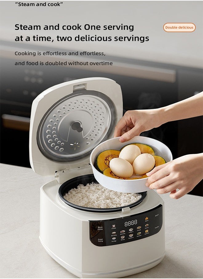 Winning Star - Smart Rice Cooker - 10 Menus, Electronic Touch Screen, 24-Hour Reservation and Keep Warm Function - Multi-function Cooker - 400w - 2l - Image 1