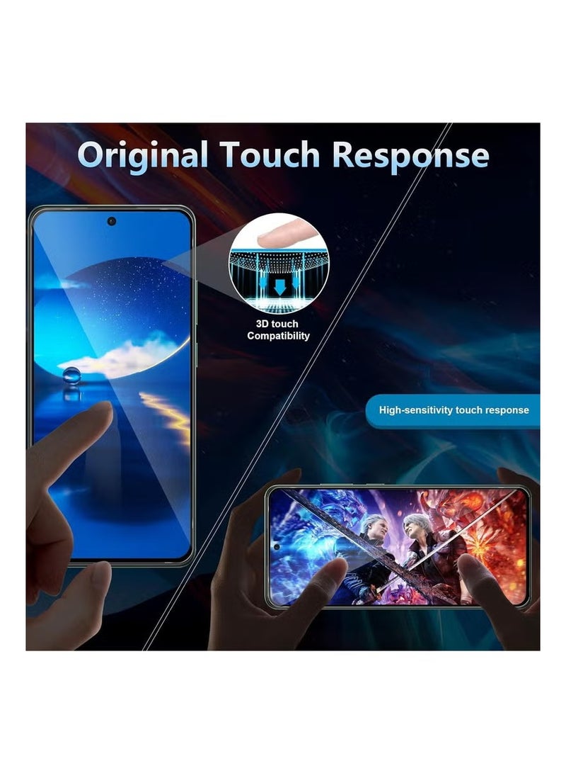 Full Coverage Tempered Glass Screen Protector Compatible with Oppo Reno 4, Oppo Reno 5 4/5G, Oppo Reno 6 4/5G, Oppo Reno 7/8 4G, Oppo Reno 8T 4G, Oppo A74, Oppo A78 4G, Oppo A94, Oppo A95 - Black Frame  - Image 4