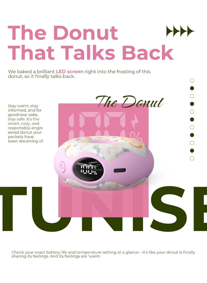 مدفأة يدوية قابلة لإعادة الشحن، مدفأة محمولة، 3 إعدادات للحرارة، مدفأة جيب محمولة قابلة لإعادة الاستخدام بسعة 4000 مللي أمبير، يدان ساخنتان على الوجهين لمرض رينود، الجولف، الصيد، حشو الجوارب - Image 4