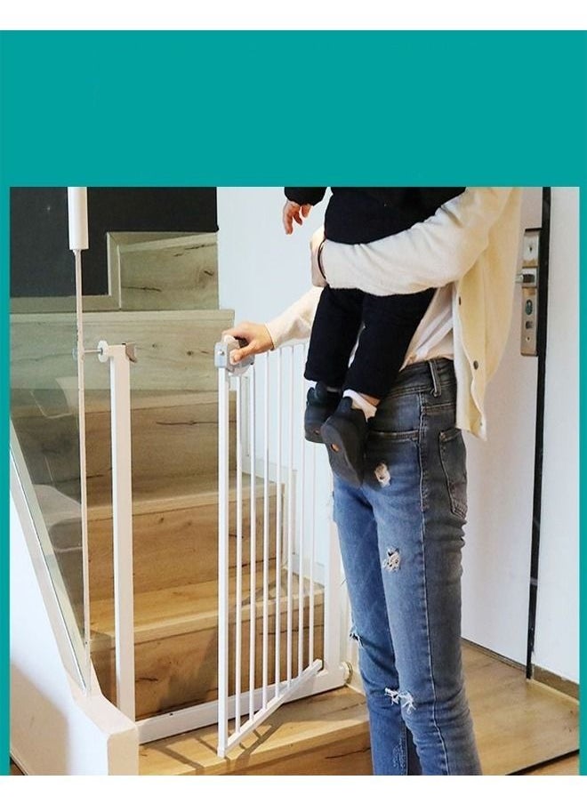 C&C Home 1-Piece Household Durable Portable Adjustable Metal Auto Close Barrier Doorways Gate for Baby and Pet Safety  - Image 2