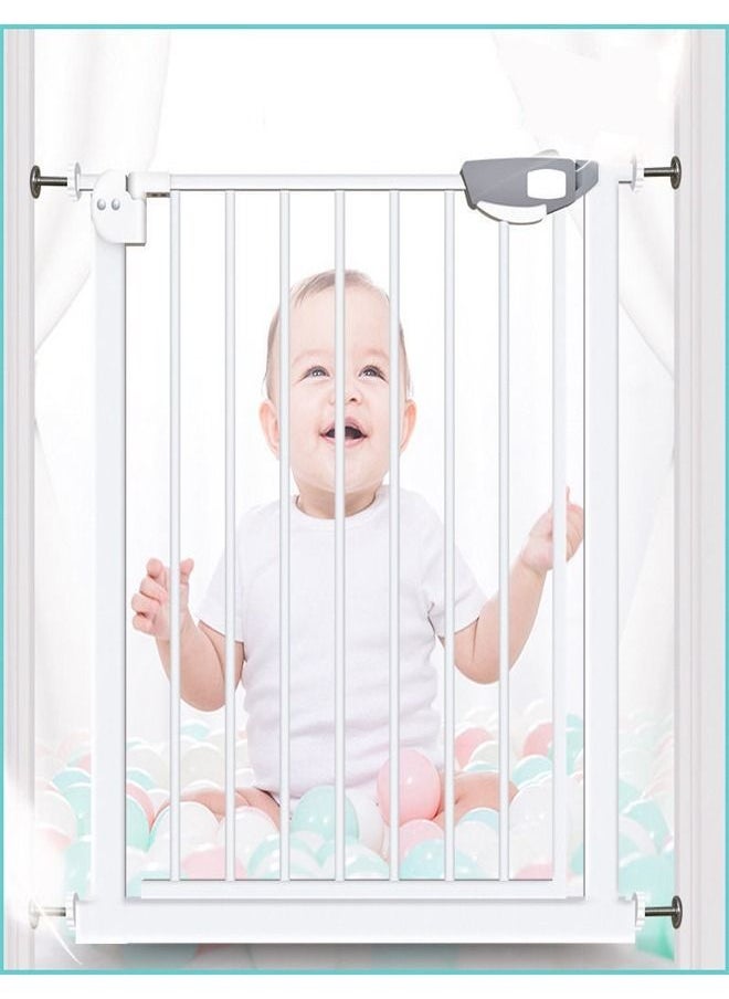 C&C Home 1-Piece Household Durable Portable Adjustable Metal Auto Close Barrier Doorways Gate for Baby and Pet Safety  - Image 4