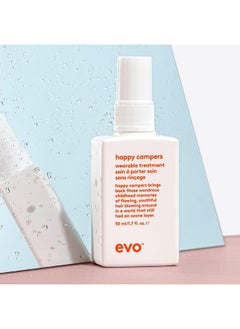 EVO EVO Happy Campers Wearable Treatment - Daily Hair Treatment to Strengthen and Protect - Reduces Frizz and Provides UV Protection - Travel Size, 50ml / 1.7fl.oz  - Image 4