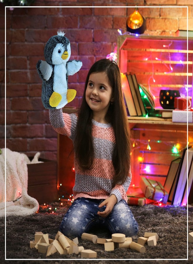 Puzzled DolliBu Penguin Plush Hand Puppet for Kids - Soft Stuffed Animal Hand Puppet Toy for Puppet Show Games Puppet Theaters for Kids, Adult Cute Puppets Educational Toy to Teach Children & Toddlers - Image 5